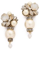 Thumbnail for your product : Erickson Beamon Glass Pearl & Crystal Earrings