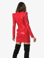 Thumbnail for your product : Alexandre Vauthier Leather Mini Dress