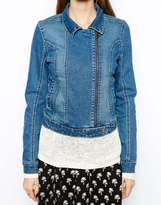 Thumbnail for your product : Only Zip Detail Denim Jacket