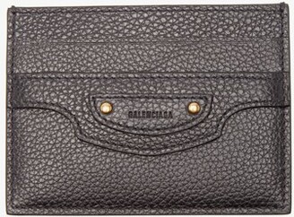 Balenciaga Neo Classic Grained-leather Cardholder