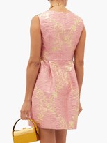 Thumbnail for your product : Dolce & Gabbana Floral-brocade Mini Dress - Pink Multi