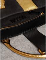 Thumbnail for your product : Burberry The Medium Buckle Tote in Suede and Snakeskin