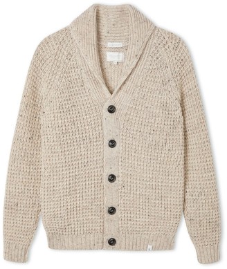 cable knit shawl cardigan mens