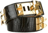 Thumbnail for your product : Hermes Crocodile CDC Belt