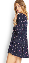 Thumbnail for your product : Forever 21 Floral Woven Gauze Dress