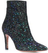 Thumbnail for your product : P.A.R.O.S.H. High Heeled Two Tone Glitter Boots