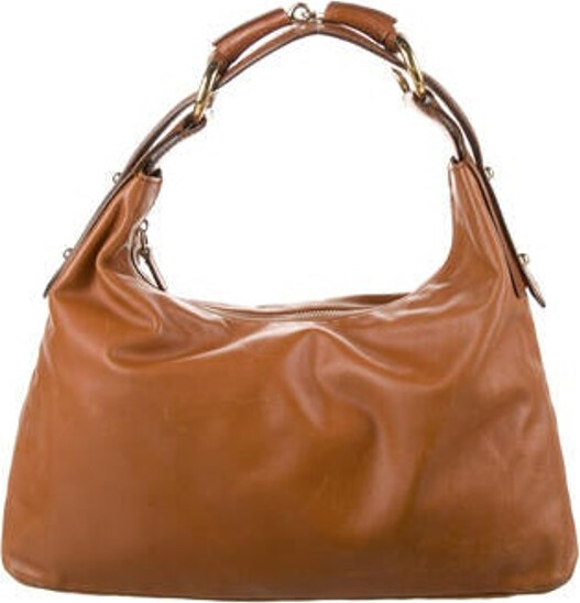 Gucci Leather Horsebit Hobo Bag ShopStyle