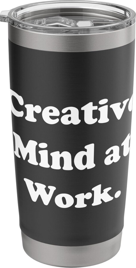 Innovative Thought Process Creator Vision Creative Mind At Work Expressive Message Funny Saying Stainless Steel Insulated Tumbler