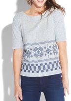 Thumbnail for your product : Lucky Brand Faye Embroidered Tee