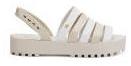 Melissa Women's Creatives Flat Flatform Sandals - White/Latte