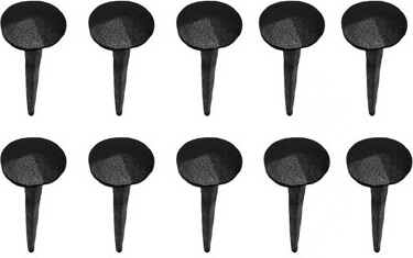 The Renovators Supply Inc. Clavos Wrought Iron Nails Square Door Accessory