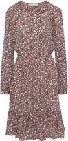 Thumbnail for your product : Vanessa Bruno Printed Crepe De Chine Shirt Dress