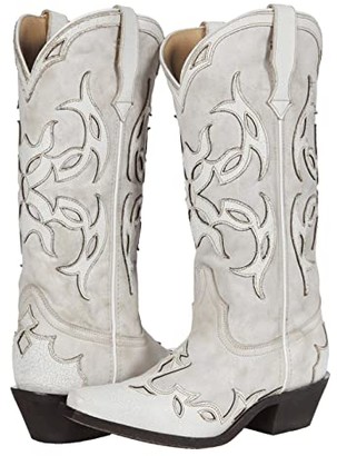 white laredo boots