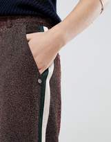 Thumbnail for your product : Maison Scotch Glitter Side Stripe Disco Pants