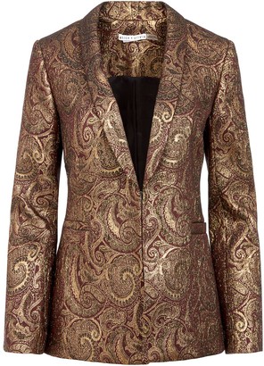 Alice + Olivia Richie paisley jacquard tailored blazer
