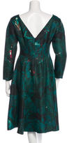 Thumbnail for your product : Dries Van Noten Long Sleeve Midi Dress