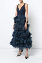 Notte by Marchesa Sleeveless Tulle Dr 