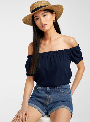 Vero Moda Off-the-shoulder linen blouse