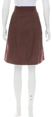 Michael Kors Pleated Knee-Length Skirt