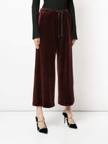 Thumbnail for your product : ASTRAET drawstring cropped trousers