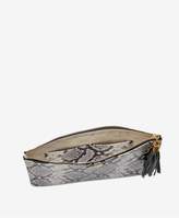 Thumbnail for your product : GiGi New York Uber Clutch In Natural Italian Printed Python