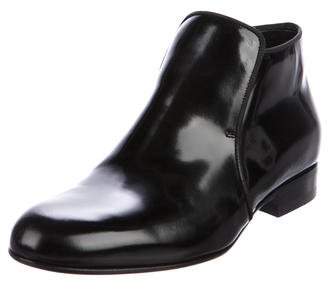 Celine Leather Round-Toe Ankle Boots w/ Tags