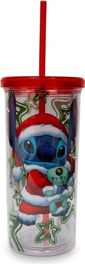 Silver Buffalo Disney Lilo & Stitch thirsty Tumbler With Lid And