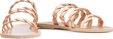 Thumbnail for your product : Ancient Greek Sandals Kynthia Braided Metallic Leather Slides