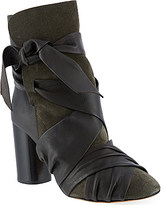Thumbnail for your product : Isabel Marant Azel suede and leather ankle boots