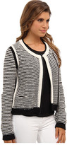 Thumbnail for your product : Rebecca Taylor L/S B&W Knit Jacket