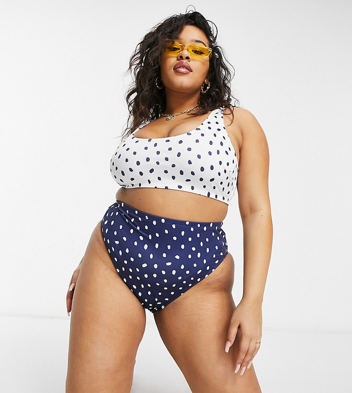 asos plus size bikini