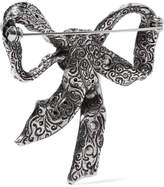 Thumbnail for your product : Gucci Silver-plated Crystal Brooch