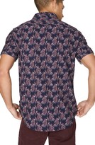 Thumbnail for your product : 7 Diamonds Ticket to Ride Abstract Print Short Sleeve Button-Up Shirt