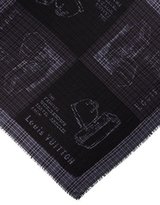Thumbnail for your product : Louis Vuitton Famous World Known Travel Articles Shawl
