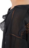 Thumbnail for your product : Etoile Isabel Marant Ruffled Voile Cassy Dress-Black