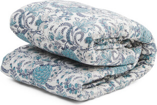 TJMAXX Cotton Printed Quilt Set, Cotton/Polyester