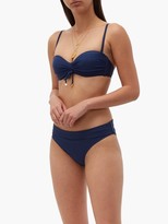 Thumbnail for your product : Heidi Klein High-rise Fold-over Bikini Briefs - Navy
