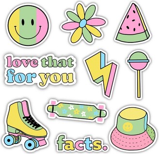 Big Moods Love Aesthetic Sticker Pack 10pc - ShopStyle Home Office