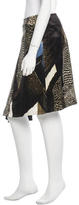 Thumbnail for your product : Reed Krakoff Printed Asymmetrical Skirt