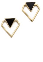 Thumbnail for your product : Rebecca Minkoff Open Blade Stud Earrings