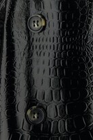 Thumbnail for your product : Sportmax Black Synthetic Leather Faggi Coat