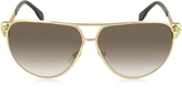 Thumbnail for your product : Alexander McQueen AMQ4156/S Skull Icon Double Bridge Aviators