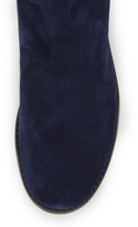 Thumbnail for your product : Stuart Weitzman Reserve Wide Suede Stretch Over-the-Knee Boot, Nice Blue (Made to Order)