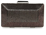 Thumbnail for your product : Kate Landry Social Snake-Print Box Frame Clutch