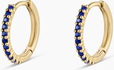 Thumbnail for your product : Gorjana Blue Sapphire Pavé 11 Mm Huggies Earring