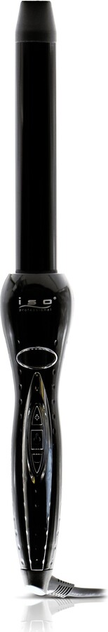 ISO Beauty The Digital Twister - 25mm Tourmaline-Infused Ceramic Pro Curling Wand w/ Cool Tip - Gold Collection