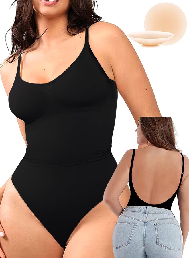 CheChury Women Backless Shapewear Bodysuit Shaping Bodysuit Body