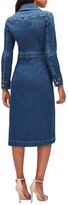 Thumbnail for your product : 7 For All Mankind Luxe Denim Midi Dress