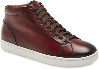 red magnanni shoes