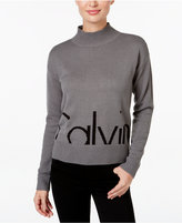 Thumbnail for your product : Calvin Klein Jeans Mock-Neck Logo Sweater